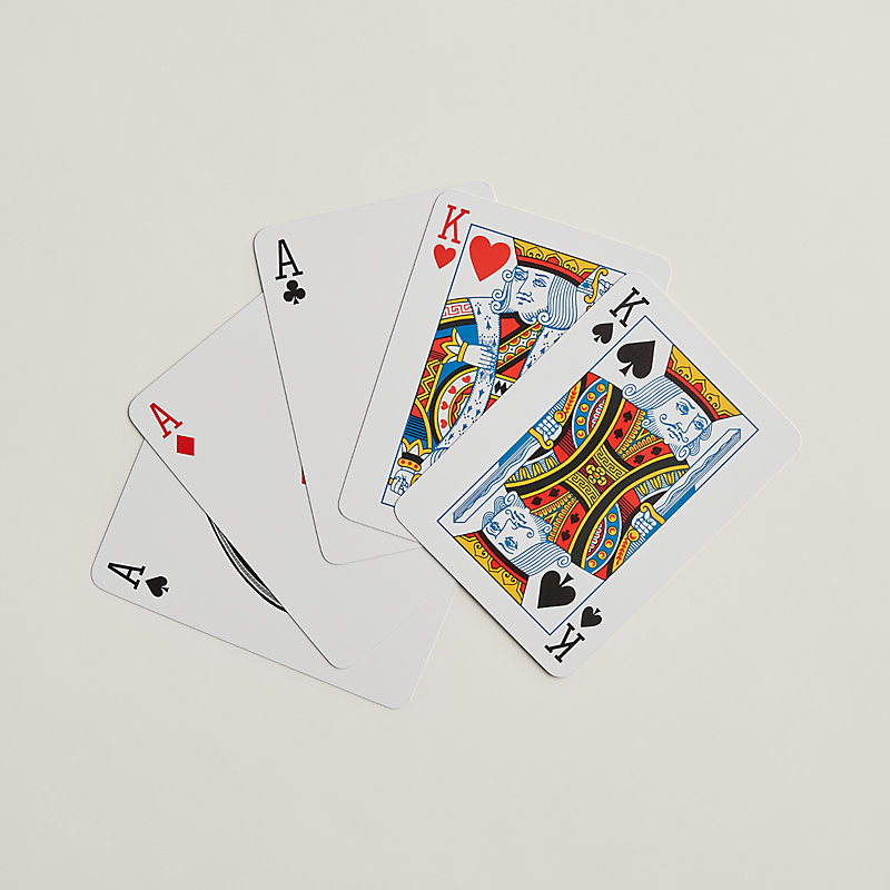 Set of 2 H Tissage bridge playing cards | Hermès USA